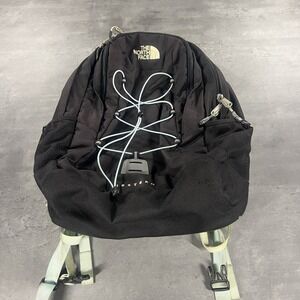 The North Face Jester II 2 Backpack Book Bag Laptop‎ Black Mint Unisex Women